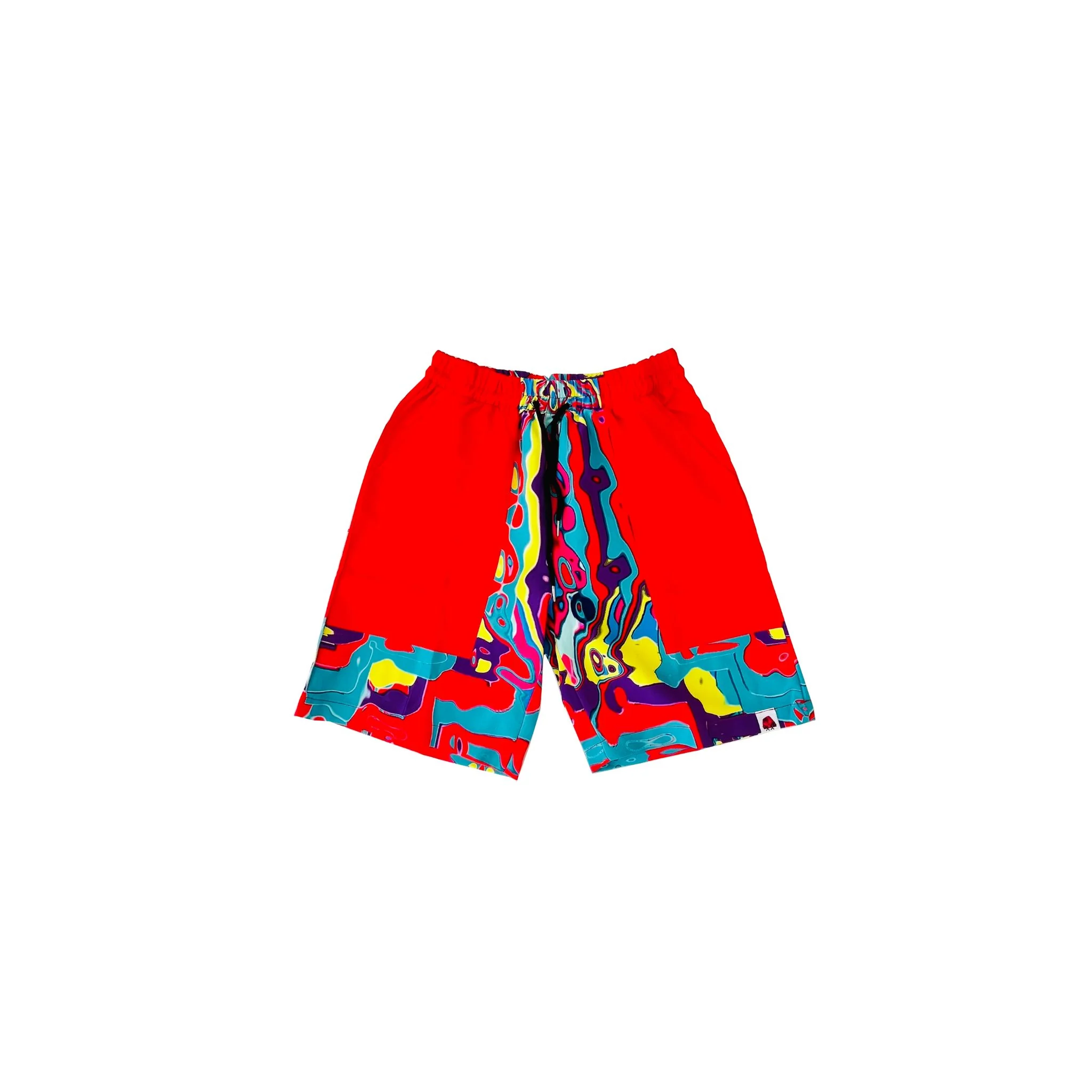 RED BOWLING SHORTS - Image 5